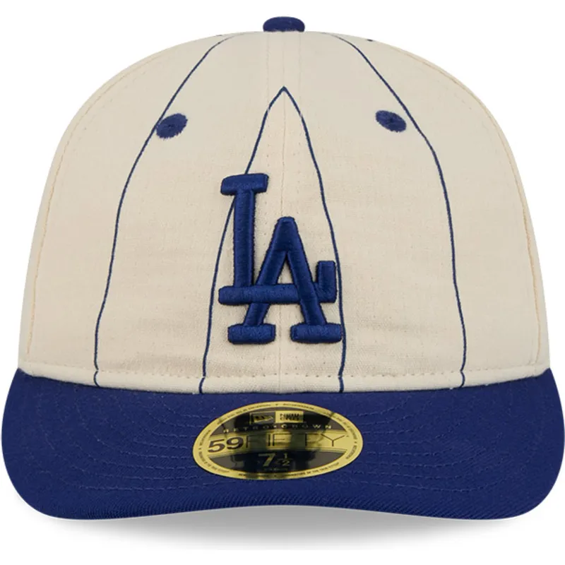 kape-zaobljena-bez-prilagoden-59fifty-retro-crown-linen-los-angeles-dodgers-mlb-new-era