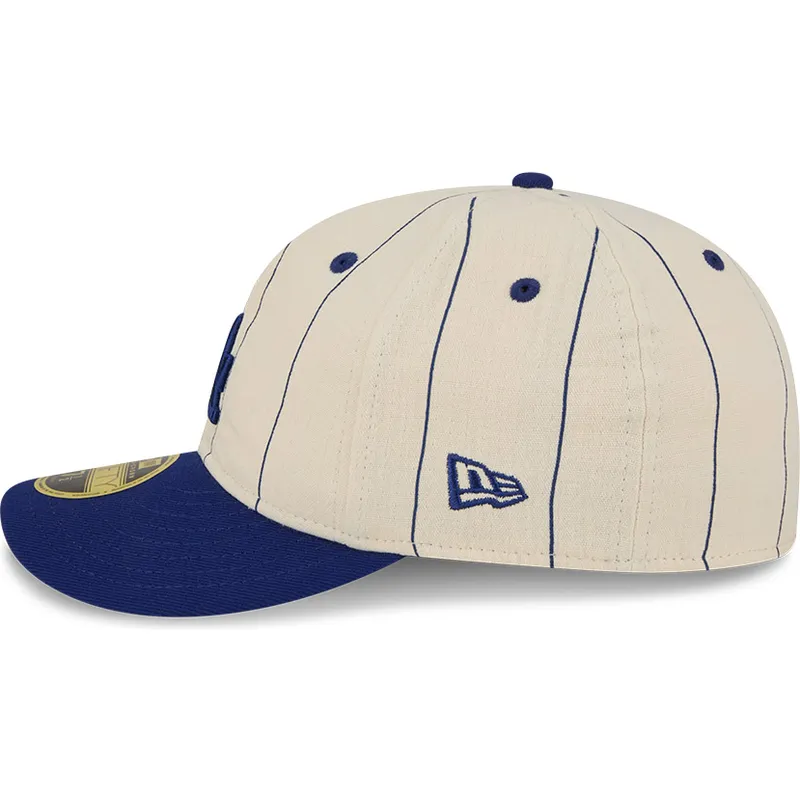 kapa-zaobljena-bez-prilagodena-59fifty-retro-crown-linen-los-angeles-dodgers-mlb-new-era
