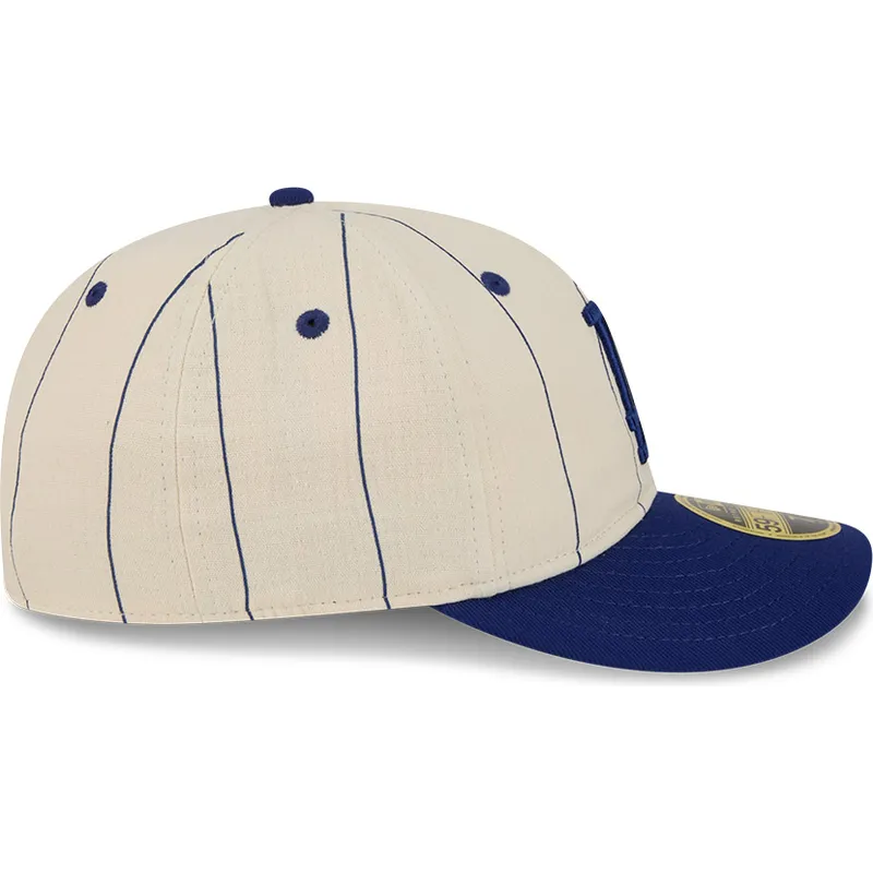 kape-zaobljena-bez-prilagoden-59fifty-retro-crown-linen-los-angeles-dodgers-mlb-new-era