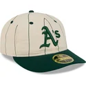 kape-zaobljena-bez-prilagoden-59fifty-retro-crown-linen-oakland-athletics-mlb-new-era