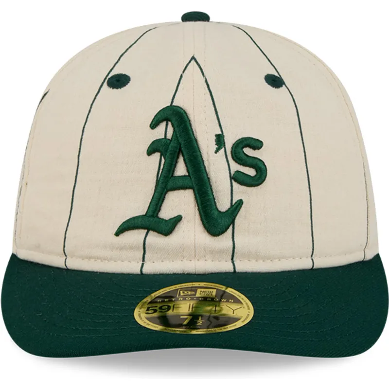 cap-zaobljena-beige-ajustada-59fifty-retro-crown-linen-oakland-athletics-mlb-new-era