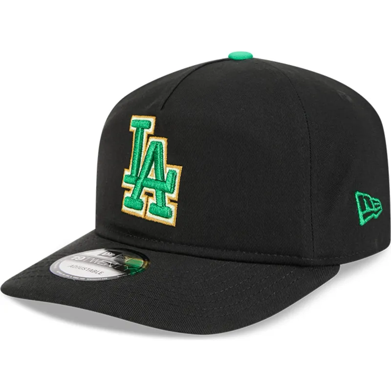new-era-curved-brim-19twenty-saint-patrick-s-day-los-angeles-dodgers-mlb-black-snapback-cap