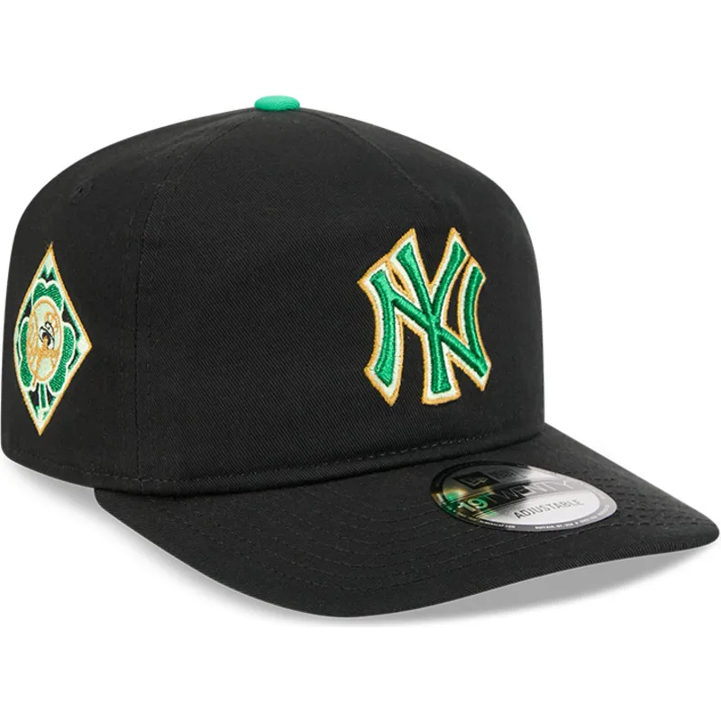 kapa-zaobljena-crna-snapback-19twenty-saint-patrick-s-day-new-york-yankees-mlb-new-era