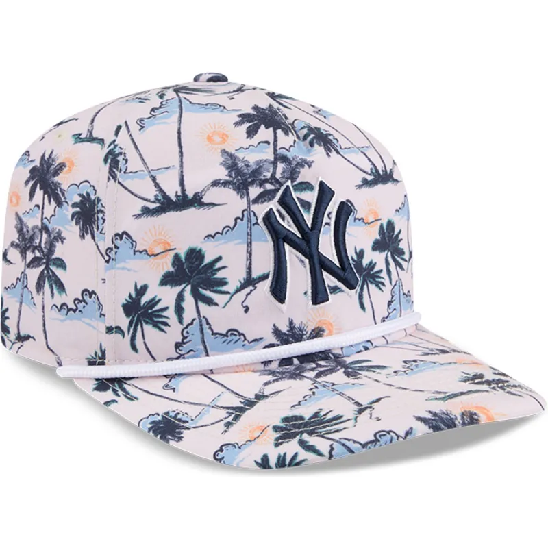 kapa-zaobljena-visebojno-snapback-19twenty-printed-tropical-new-york-yankees-mlb-new-era