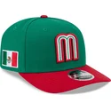 kapa-zaobljena-zelena-snapback-9seventy-stretch-snap-mexico-2026-world-baseball-classic-world-baseball-classic-new-era