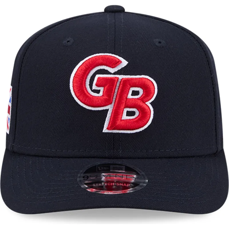 kapa-zaobljena-mornarsko-plava-snapback-9seventy-stretch-snap-great-britain-2026-world-baseball-classic-world-baseball-classic-n