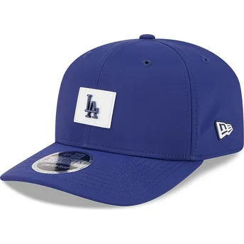Kape zaobljena plava snapback 9SEVENTY Stretch Snap Clubhouse Los Angeles Dodgers MLB New Era