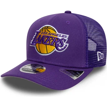 Kapa zaobljena ljubičasta snapback 9SEVENTY Stretch Snap Eg Los Angeles Lakers NBA New Era