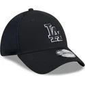 kapa-zaobljena-crna-prilagodena-39thirty-evergreen-neo-los-angeles-dodgers-mlb-new-era