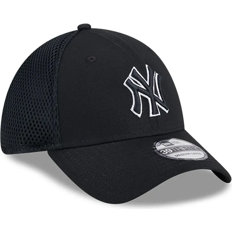 cap-zaobljena-black-ajustada-39thirty-evergreen-neo-new-york-yankees-mlb-new-era
