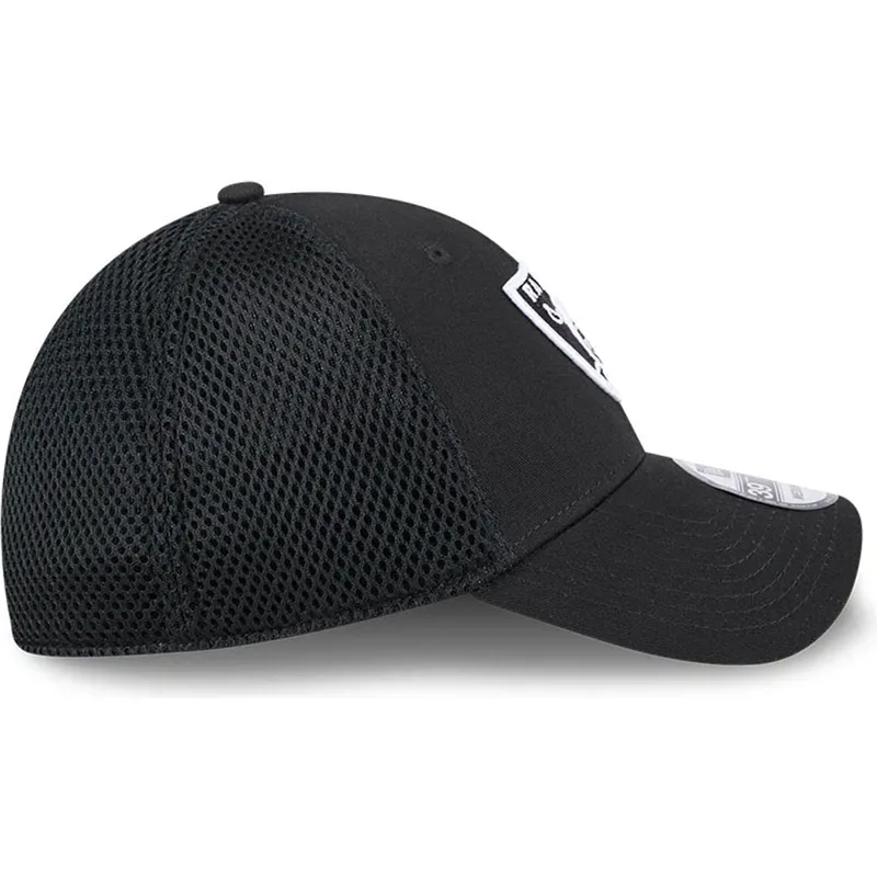 cap-zaobljena-black-ajustada-39thirty-evergreen-neo-las-vegas-raiders-nfl-new-era