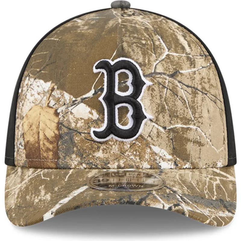 kapa-zaobljena-maskirni-prilagodena-39thirty-m-crown-a-frame-realtree-boston-red-sox-mlb-new-era