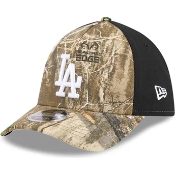 Kape zaobljena maskirni prilagođen 39THIRTY M-Crown A Frame Realtree Los Angeles Dodgers MLB New Era