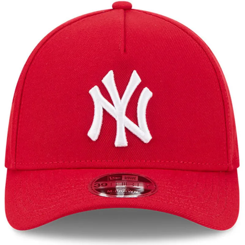 kapa-zaobljena-crvena-prilagodena-39thirty-m-crown-a-frame-new-york-yankees-mlb-new-era