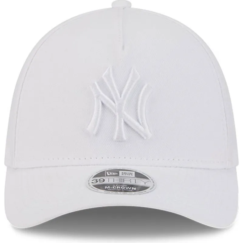 kapa-zaobljena-bijela-prilagodena-39thirty-m-crown-a-frame-new-york-yankees-mlb-new-era