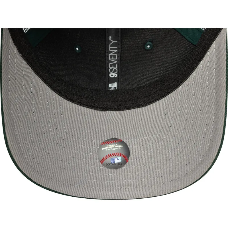 kape-zaobljena-zelena-snapback-9seventy-stretch-snap-evergreen-oakland-athletics-mlb-new-era