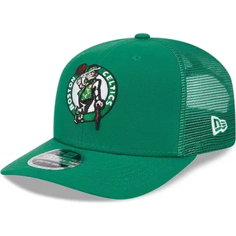 Kapa zaobljena zelena snapback 9SEVENTY Stretch Snap Evergreen Boston Celtics NBA New Era