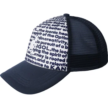Cap zaobljena navy blue snapback Kangol