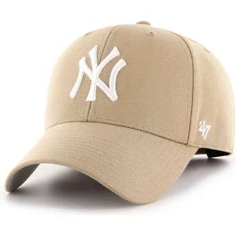 Cap zaobljena khaki adjustable strap MVP New York Yankees MLB 47 Brand