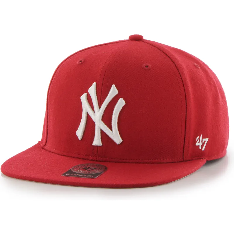 kapa-ravna-crvena-snapback-captain-no-shot-new-york-yankees-mlb-47-brand