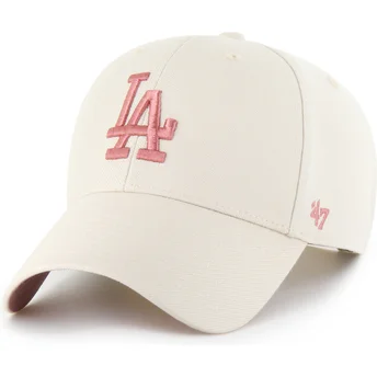 Kape zaobljena bež snapback rosa MVP Ballpark Los Angeles Dodgers MLB 47 Brand