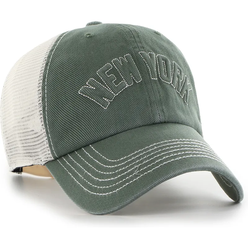 kapa-zaobljena-zelena-snapback-clean-up-trailer-script-mesh-new-york-yankees-mlb-47-brand