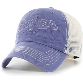 Cap zaobljena blue snapback Clean Up Trailer Script Mesh Los Angeles Dodgers MLB 47 Brand