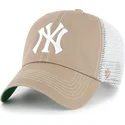 kapa-zaobljena-smeda-snapback-clean-up-trawler-new-york-yankees-mlb-47-brand