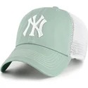 kapa-zaobljena-zelena-snapback-clean-up-trawler-new-york-yankees-mlb-47-brand