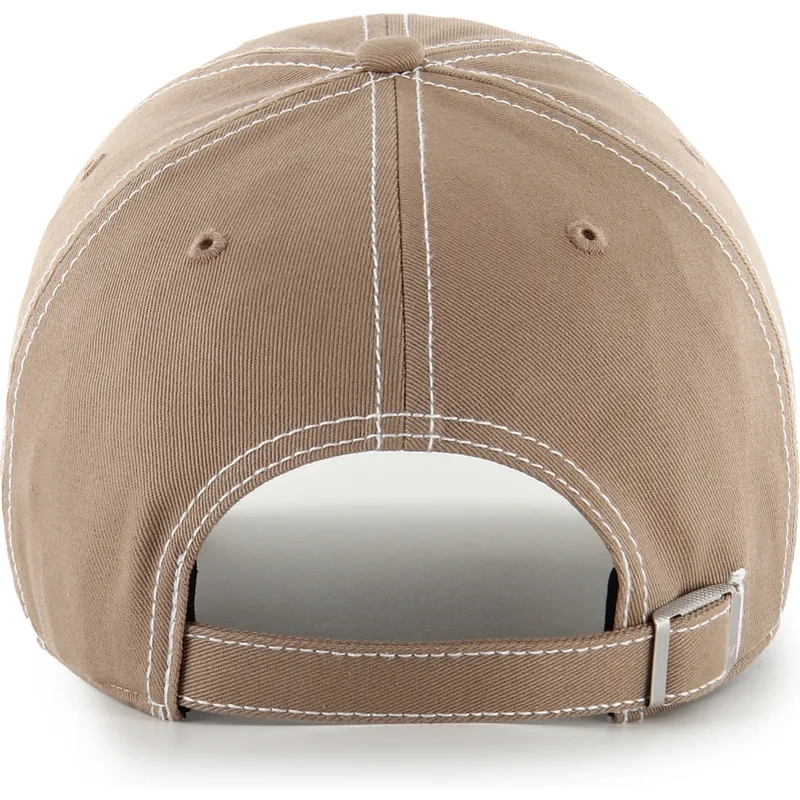 cap-zaobljena-brown-adjustable-strap-clean-up-contrast-stitch-new-york-yankees-mlb-47-brand