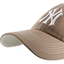 cap-zaobljena-brown-adjustable-strap-clean-up-contrast-stitch-new-york-yankees-mlb-47-brand