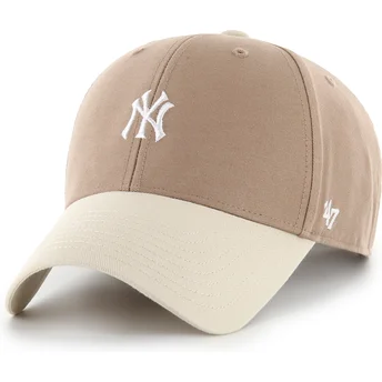 Kapa zaobljena smeđa podesiv MVP Base Runner Two Tone Legend New York Yankees MLB 47 Brand