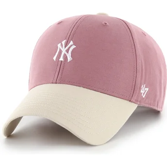Cap zaobljena pink adjustable strap MVP Base Runner Two Tone Legend New York Yankees MLB 47 Brand