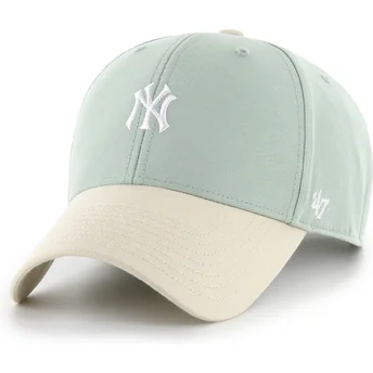 Kape zaobljena zelena podesiva traka MVP Base Runner Two Tone Legend New York Yankees MLB 47 Brand