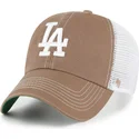 cap-zaobljena-brown-snapback-clean-up-trawler-los-angeles-dodgers-mlb-47-brand