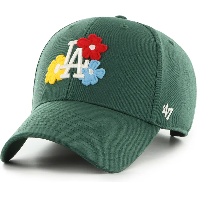 kapa-zaobljena-zelena-podesiv-mvp-gallery-los-angeles-dodgers-mlb-47-brand