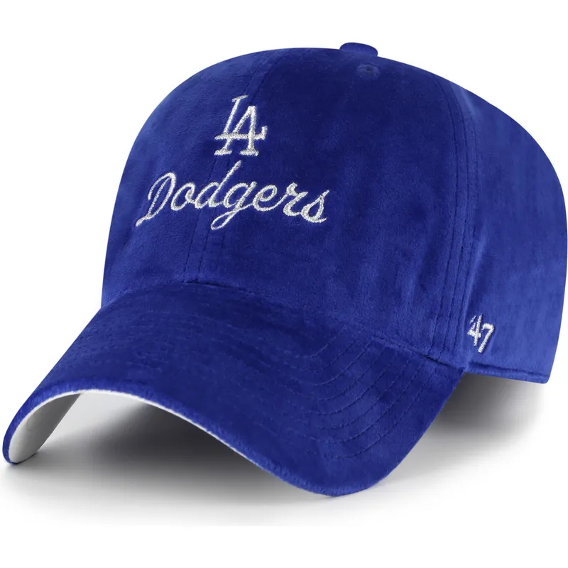 kape-zaobljena-plava-podesiva-traka-clean-up-spirited-los-angeles-dodgers-mlb-47-brand