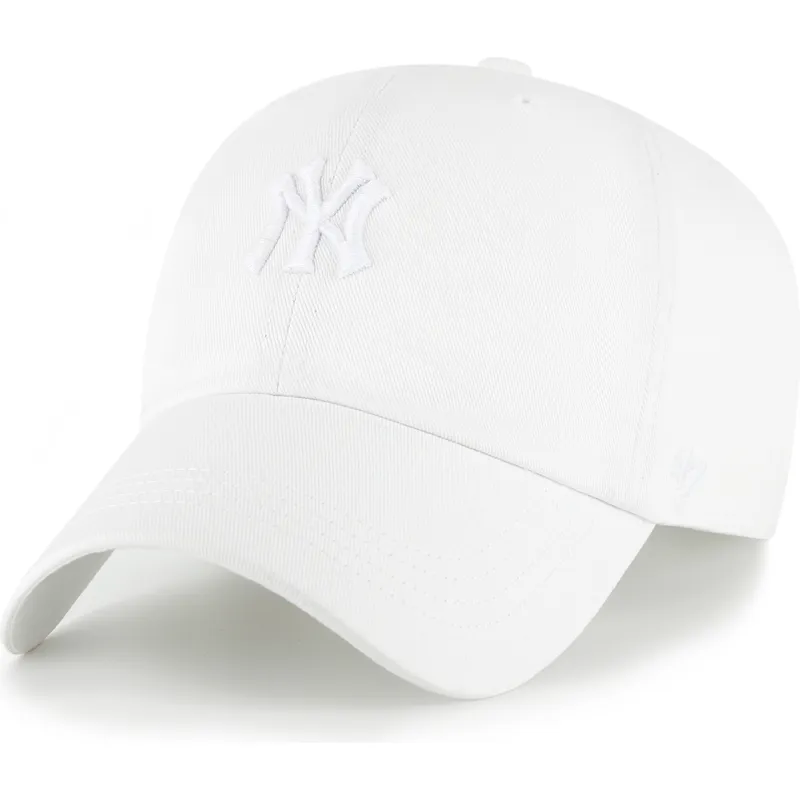 kapa-zaobljena-bijela-podesiv-clean-up-contemporary-two-tone-new-york-yankees-mlb-47-brand
