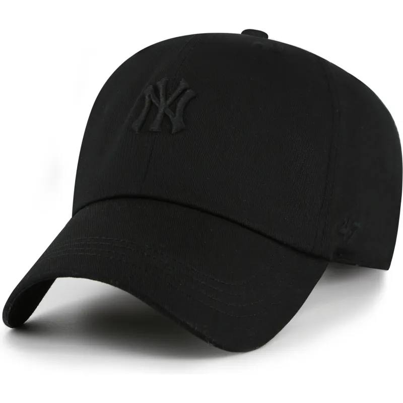 kapa-zaobljena-crna-podesiv-clean-up-contemporary-two-tone-new-york-yankees-mlb-47-brand