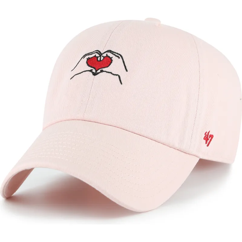cap-zaobljena-pink-adjustable-strap-47-brand cap-zaobljena-pink-adjustable-strap-47-brand
