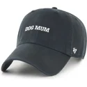 kapa-zaobljena-crna-podesiv-dog-mum-phrase-clean-up-base-runner-icon-47-brand