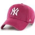 kapa-zaobljena-crvena-podesiv-clean-up-galaxy-new-york-yankees-mlb-47-brand