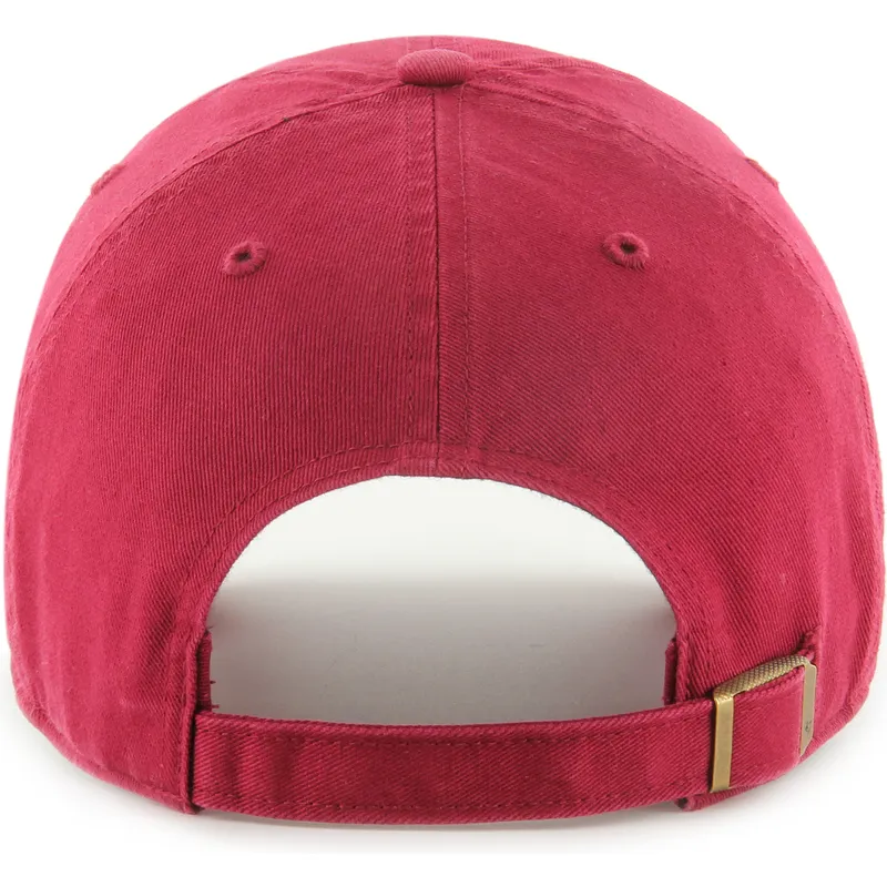 cap-zaobljena-red-adjustable-strap-clean-up-new-york-yankees-mlb-47-brand