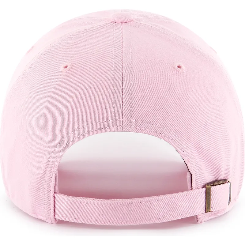 kapa-zaobljena-ruzicasta-podesiv-clean-up-boston-red-sox-mlb-47-brand