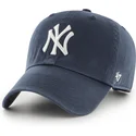 kapa-zaobljena-mornarsko-plava-podesiv-clean-up-new-york-yankees-mlb-47-brand