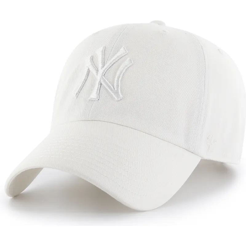 kapa-zaobljena-bijela-podesiv-clean-up-new-york-yankees-mlb-47-brand