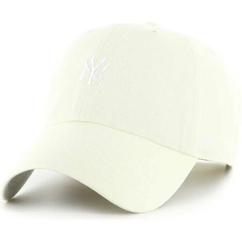 kape-zaobljena-zuta-podesiva-traka-clean-up-base-runner-new-york-yankees-mlb-47-brand kape-zaobljena-zuta-podesiva-traka-clean-up-base-runner-new-york-yankees-mlb-47-brand