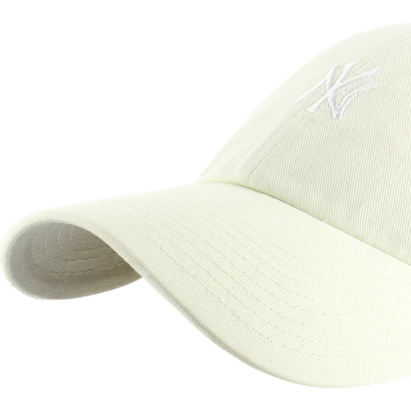 cap-zaobljena-yellow-adjustable-strap-claro-clean-up-base-runner-new-york-yankees-mlb-47-brand