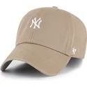 kapa-zaobljena-smeda-podesiv-clean-up-base-runner-new-york-yankees-mlb-47-brand