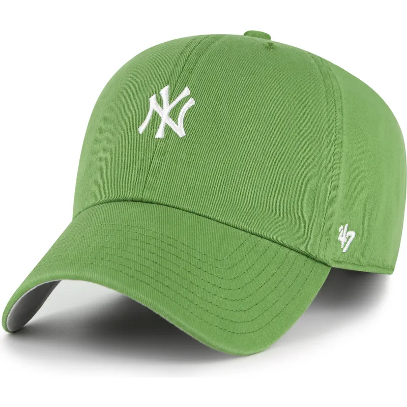 cap-zaobljena-green-adjustable-strap-clean-up-base-runner-fatigue-green-new-york-yankees-mlb-47-brand